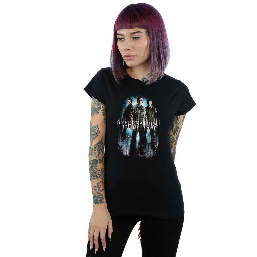 Supernatural Womens/Ladies Group Cotton T-Shirt
