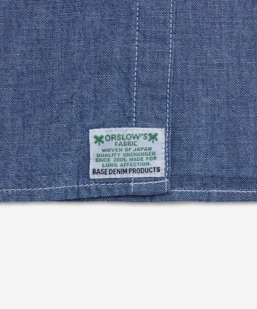 Oeoseullou Relaxed Fit Work Shirt - Chambray / 01827084