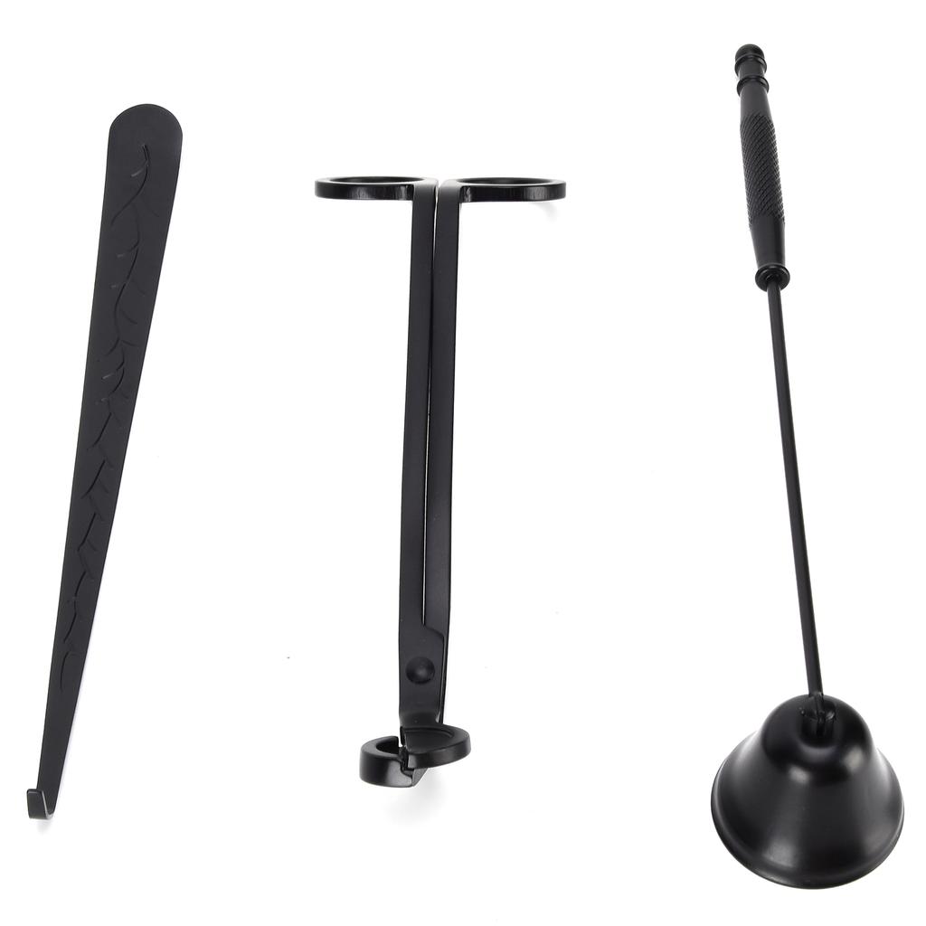 3PCS Candle Accessory Set Candle Wick Trimmer Cutter Snuffer Extinguisher Wick Dipper Gift