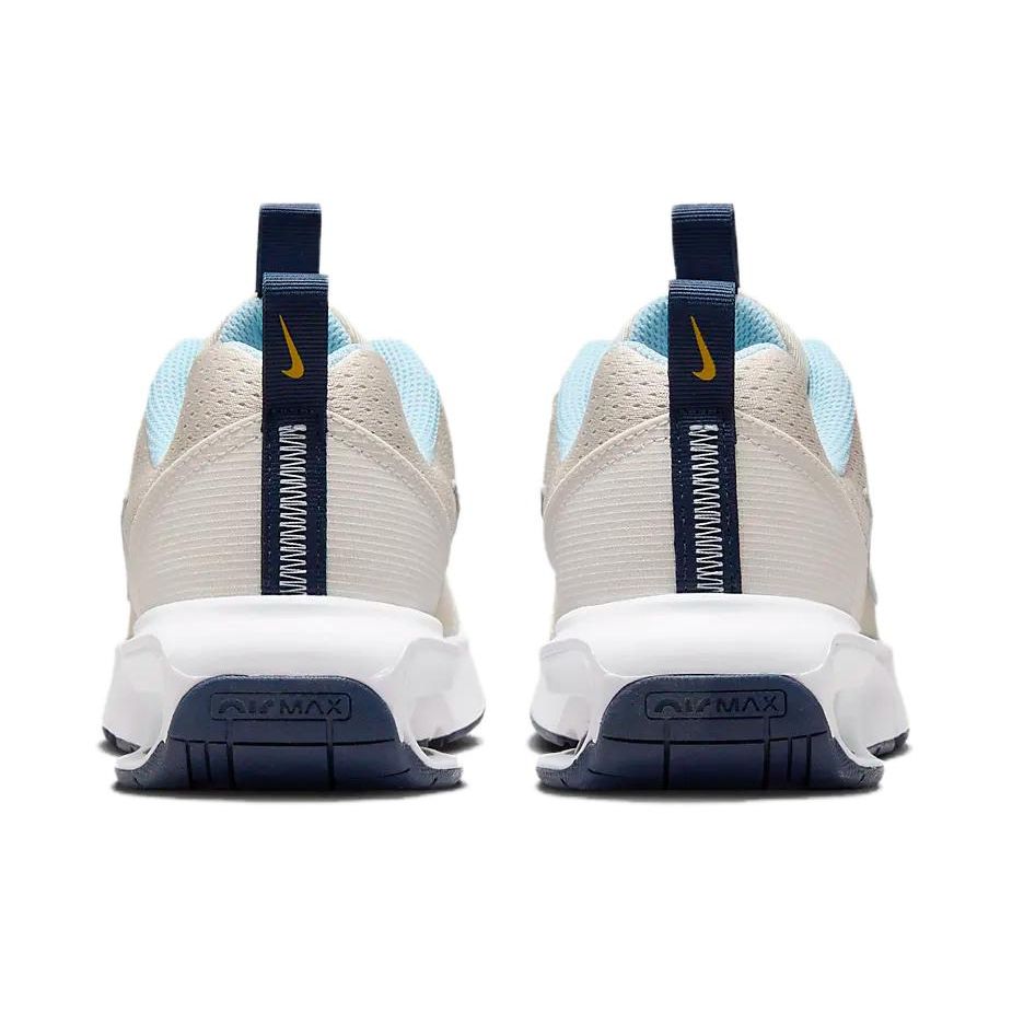 Nike Air Max Intrlk Удобная Универсальная Ткань Синтетическая Кожа Низкий Верх Детская Повседневная Обувь Детские кроссовки Желтый Белый DH9393-104
