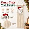 Woven Christmas Wall Tapestry 25x60cm Holiday Wall Hanging  Holiday Home Decor