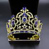 Новый сплав со стразами и жемчугом, большая корона для невесты, преувеличенная роскошная придворная корона в стиле гранд-барокко