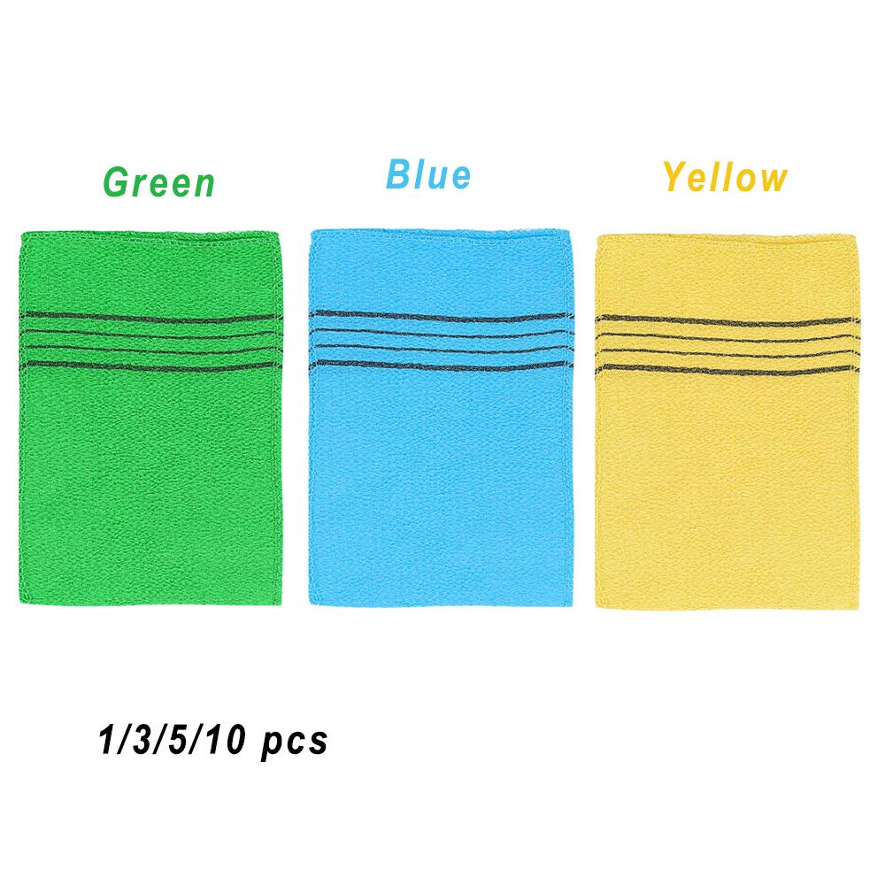 Skin Portable Cleaner Viscose Fiber Shower Scrubber Washcloth Exfoliating Bath Towel Bath Glove