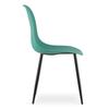 WAT chair green / black legs x 4