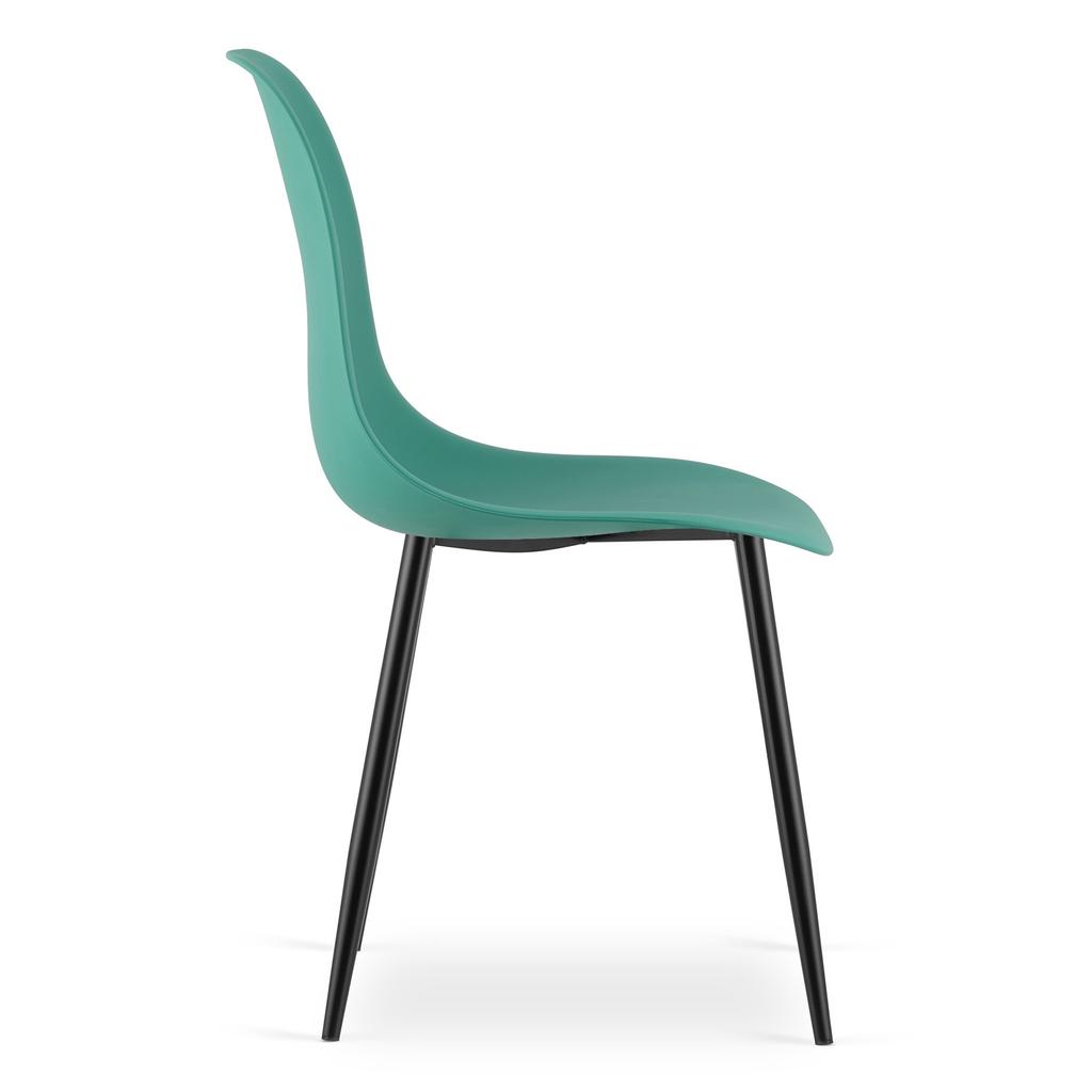 WAT chair green / black legs x 4