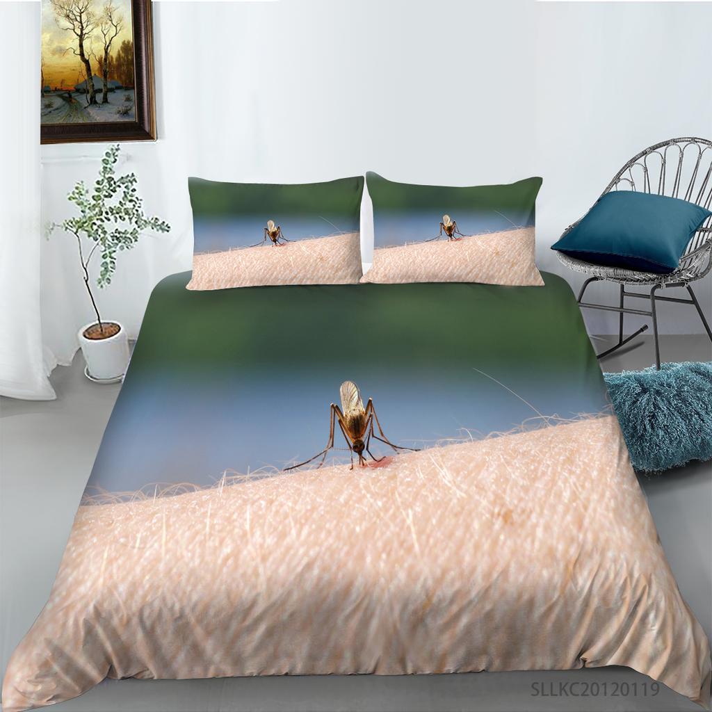 Duvet Cover Washed Breathable Home Bedding Set Microfiber Children Teen King Double Size Highly Quality Misquito Quilt Cover