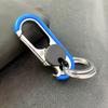 Мужской брелок-крючок, металлическая пряжка, уличный карабин, инструмент для альпинизма, двойное кольцо, открывалка для пивных бутылок, кольцо для ключей, автомобильные аксессуары