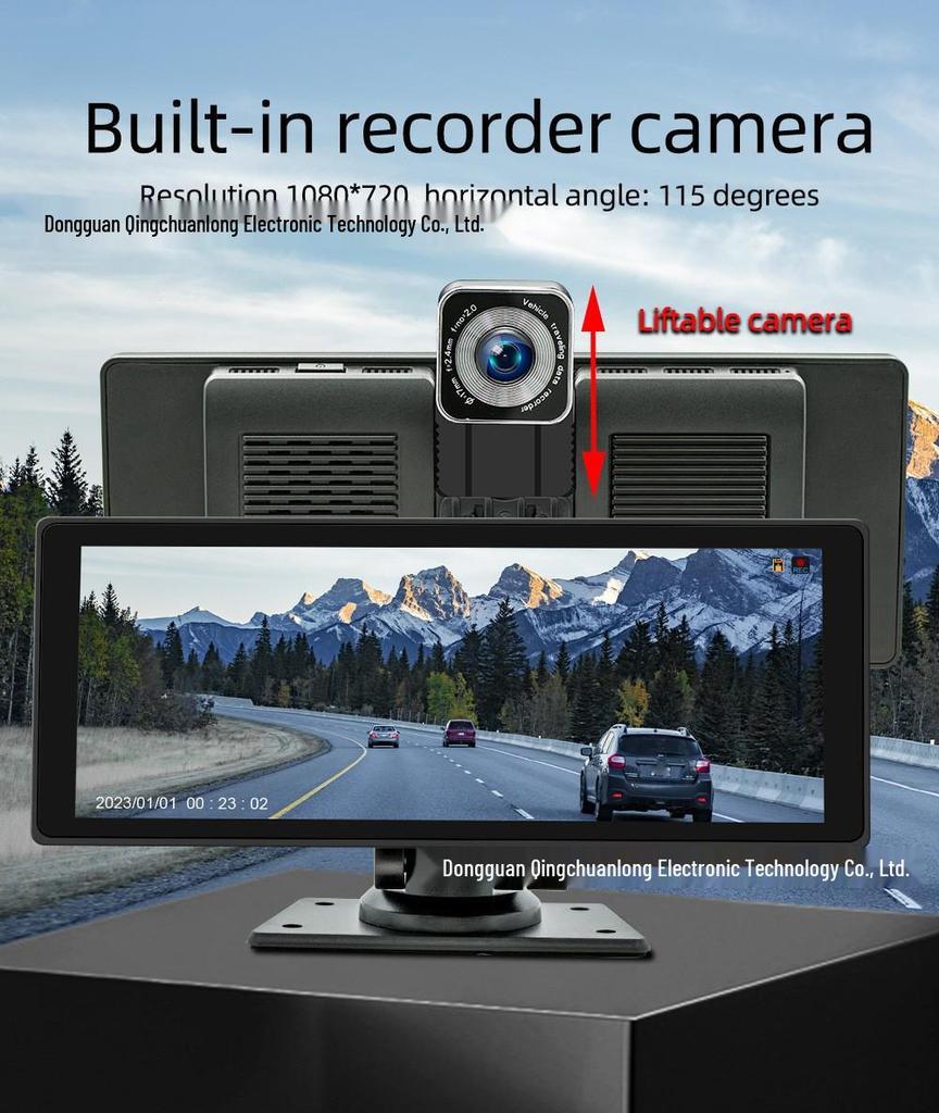 10.26" Навигация CarPlay и 4K Двойная видеорегистратор с изображением заднего вида