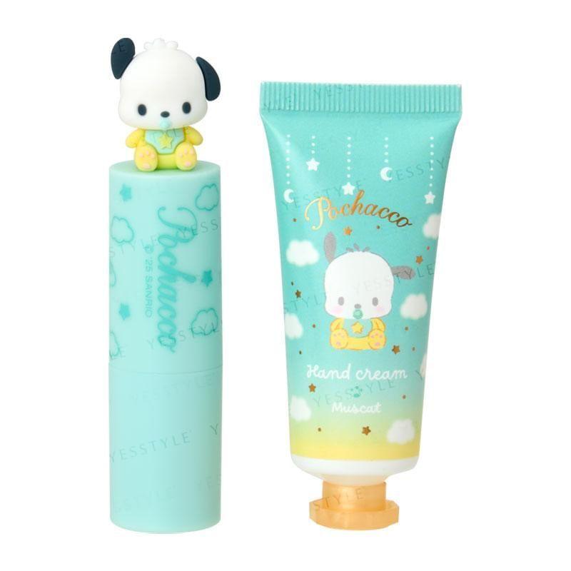 Sanrio - Набор бальзама для губ и крема для рук Pochacco