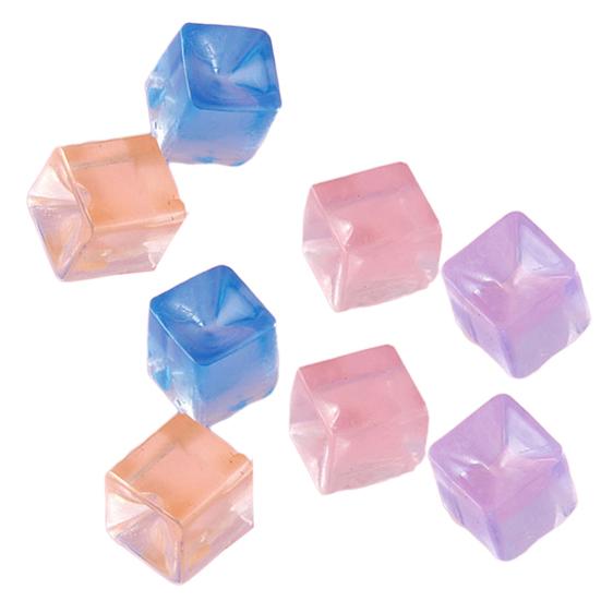 Прозрачная сжимаемая игрушка Квадратный кубик льда/Лапка кошки Сжимаемый мячик Сенсорная игрушка Маленькая игрушка для снятия стресса Fidget Toy для взрослых