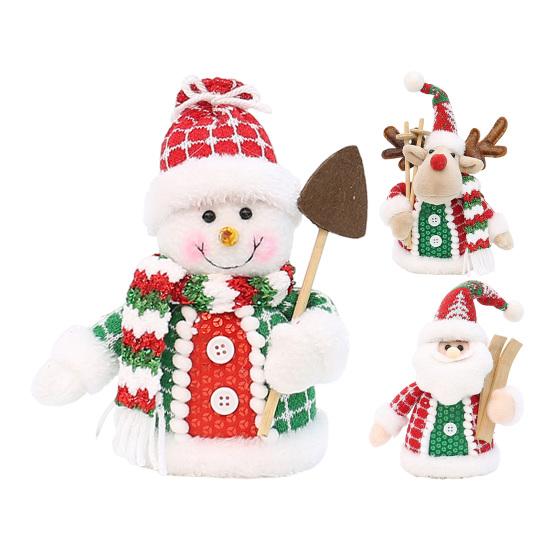 Рождественские украшения Олень Снеговик Орнамент Мультяшный Праздничный Подвесной Декор для Дома Вечеринки Дерева Внутри Снаружи Рождественское Украшение