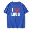 Летняя мужская футболка Chief Keef I Love Loud Same Style из 100 хлопка, топы, футболки, мужская модная одежда с коротким рукавом, уличная одежда Harajuku