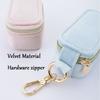 Velvet Mini Jewelry Boxes with Key Chain Jewelry Storage Case  Necklace Ring Earrings Organizer