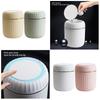 Compact Desktop Trash Can with Lid Desktop Trash Can for Office and Home Use Plastic Waste Bin Organization Container