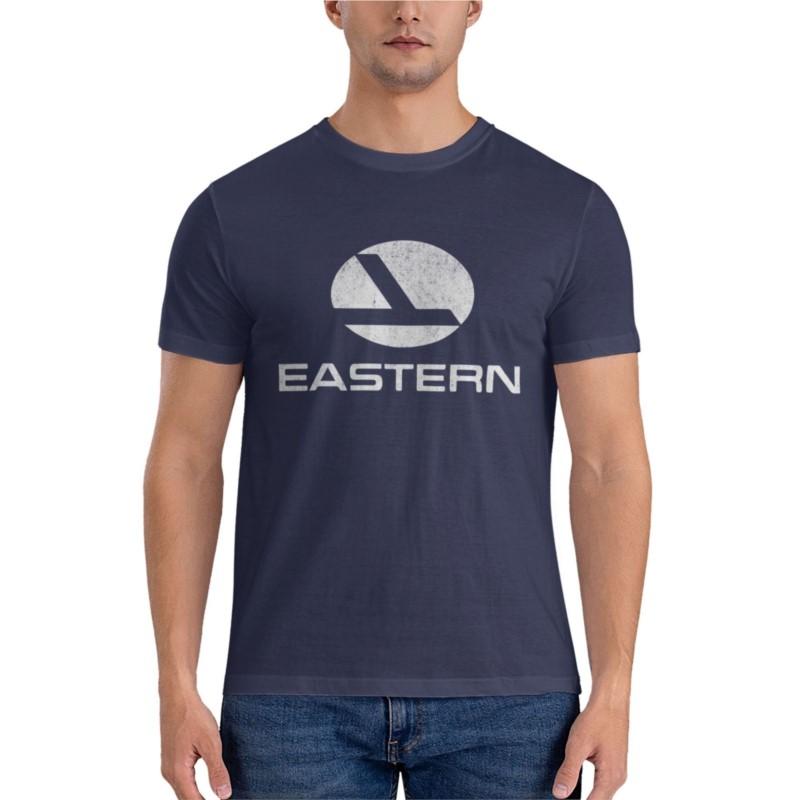 Eastern Airlines винтажный логотип Классическая футболка однотонная черная футболка мужская Короткая футболка мужская футболки с коротким рукавом