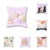 Pumpkin Cat Throw Pillow Cover Bohemian Abstract Simple Geometric Set Sofa Decor Room Office Game Chair Cushion Home