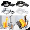 Adjustable Shower Rod Holder with Hook Shampoo Stand Shelf Bath Pipe Bracket  Bathroom Accessories