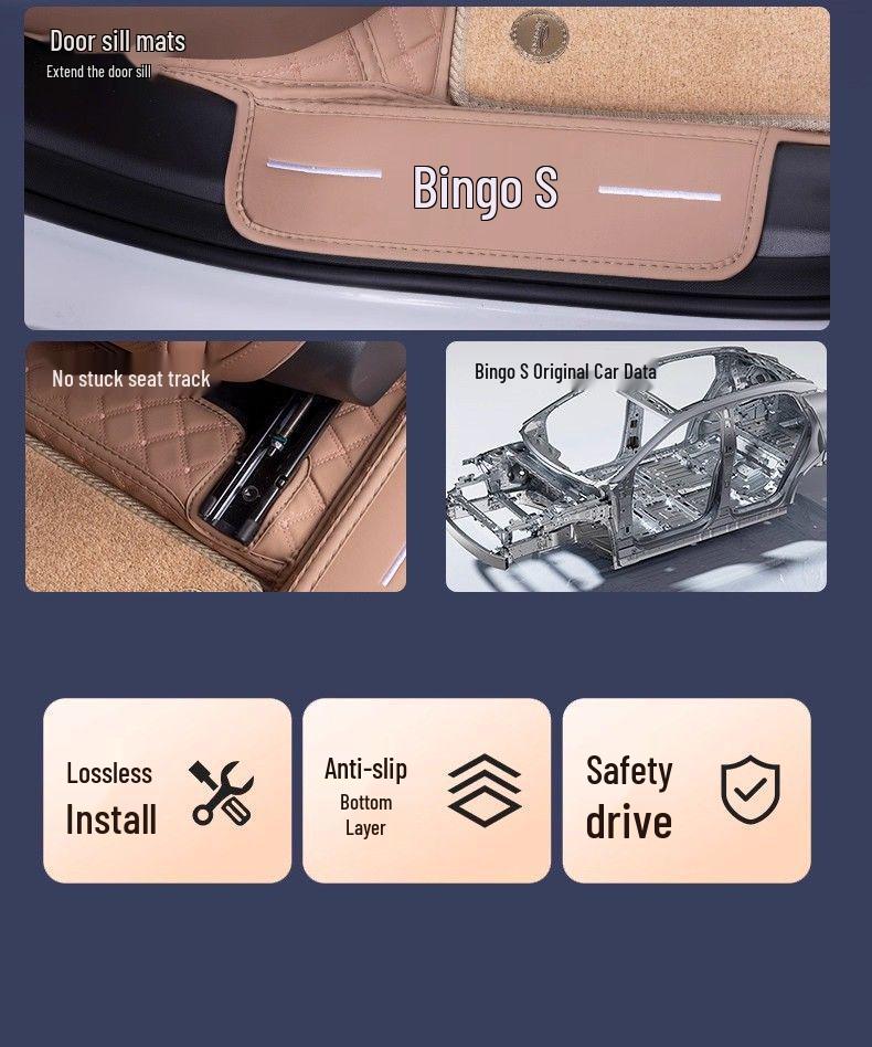 Подходит для 26 моделей Wuling Bingo S: Индивидуальные коврики и аксессуары для салона