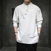 Men's Plus Size Chinese Style Shirt Tang Suit Retro Casual Tops
