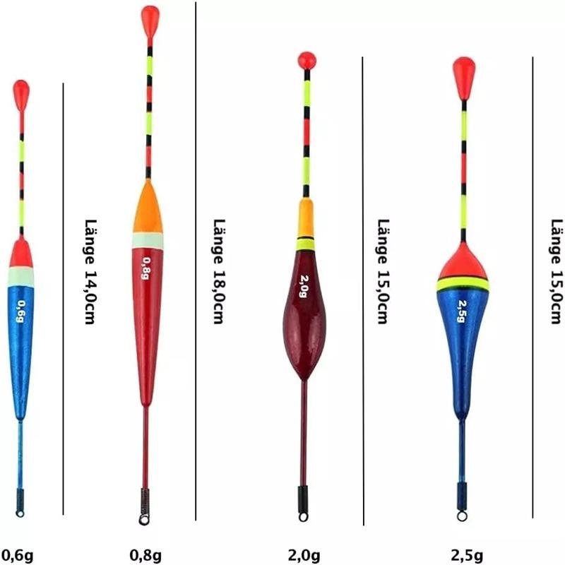 10 шт./лот набор поплавков для рыбалки буй поплавок палка поплавки колебание смешанный размер цвет флотатор для рыболовных принадлежностей