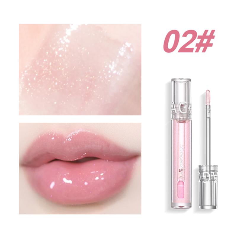 Mirror Water Glazed Lip Glaze Mouth Red Lip Color Lip Honey Glass Lip Bright Face Female Transparent Lip Honey