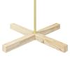 Metal Christmas Tree with Stand KUOPIO 210 cm Steel Gold