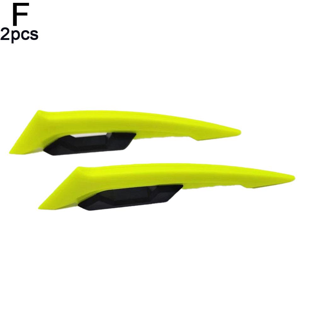 1 пара универсальных мотоциклетных крылышек, аэродинамический спойлер, динамическое крыло с клейкой декоративной наклейкой для мотоцикла, скутера P1t2