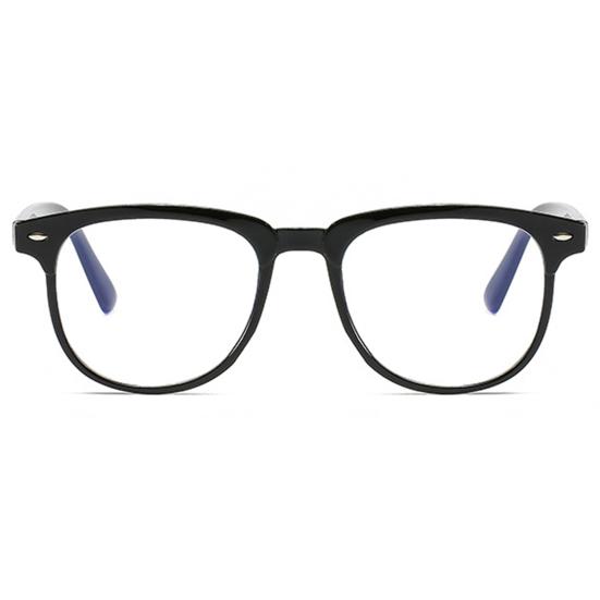 Clear Lens Glasses Square Anti-radiation Portable Simple Style High Clarity Eye Protection Eyewear Retro Frame Computer Anti-blueray Glasses