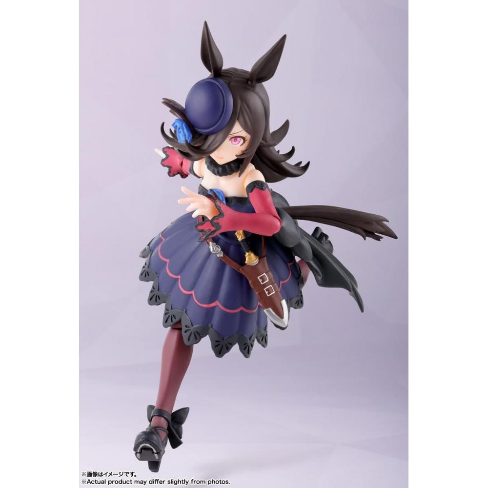 SHFiguarts Uma Musume Pretty Derby Rice Shower Special Edition, подвижная фигурка размером около 125 мм, окрашенная из ПВХ и АБС