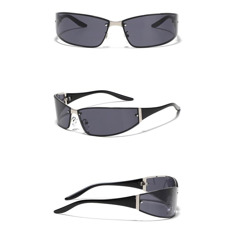 Металлические солнцезащитные очки Летняя мода Защита от ультрафиолета Стильные прочные легкие удобные