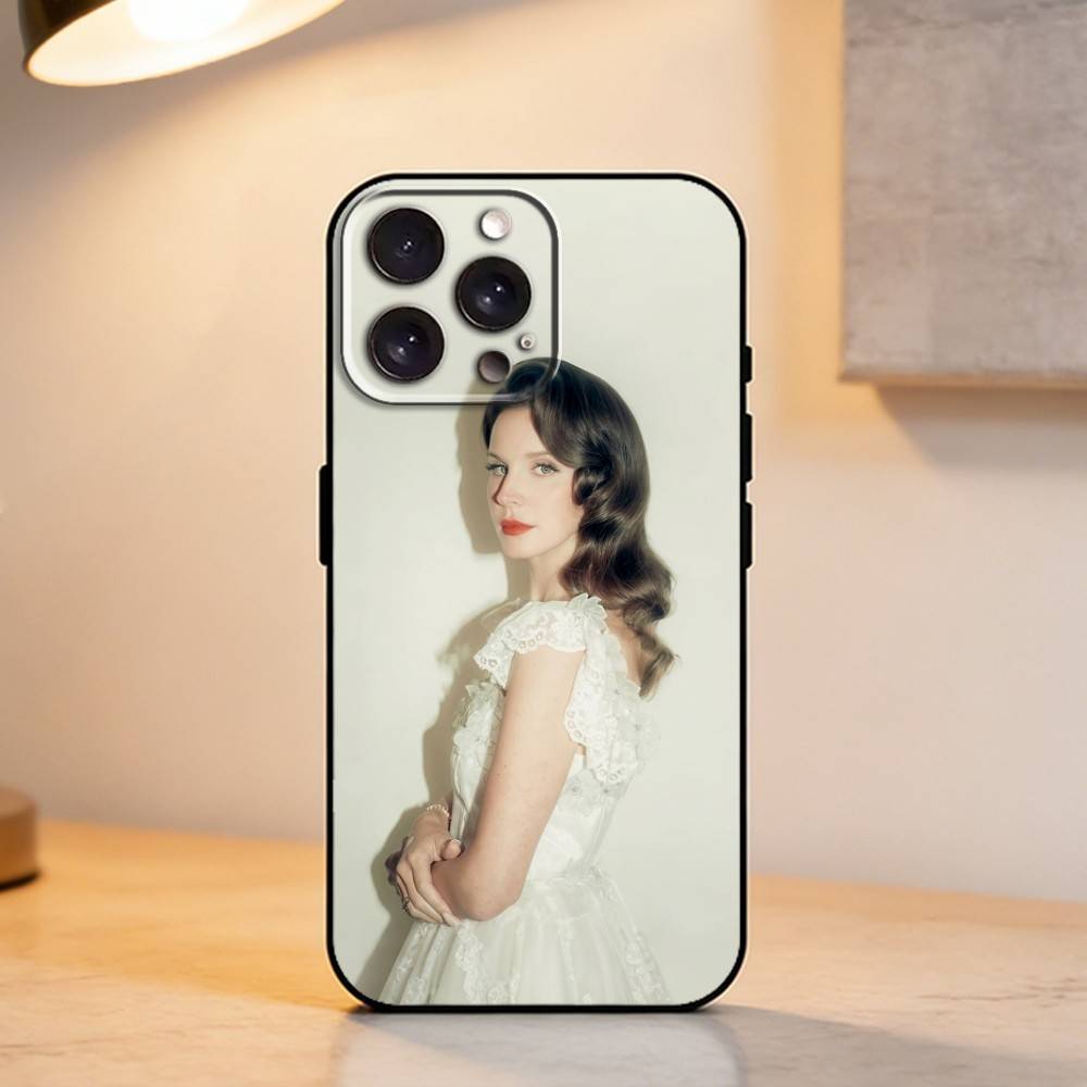 L-Lana Del R-Rey Чехол для телефона для iPhone 17,16,15,14,13,12,11 Plus,Pro Max,XS,Мягкий силиконовый черный чехол