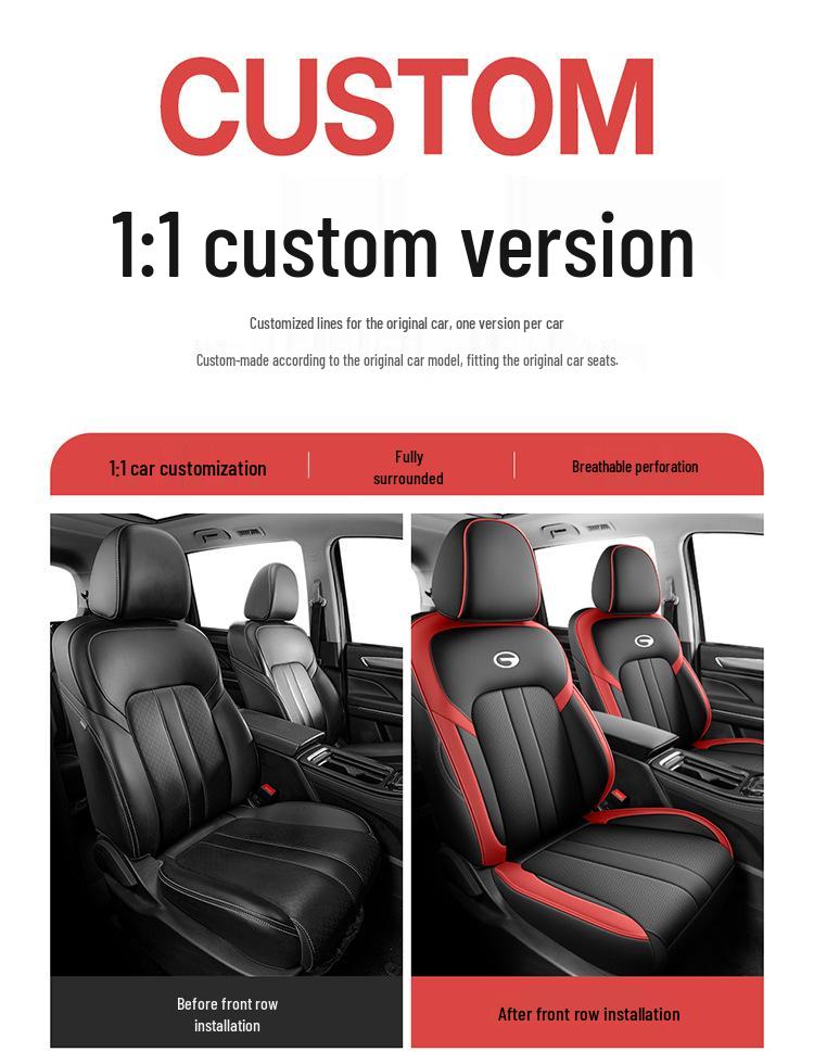 2025 MAX 270T WDCT GAC Trumpchi M6 Роскошный чехол на сиденье автомобиля, всесезонный, с полным охватом
