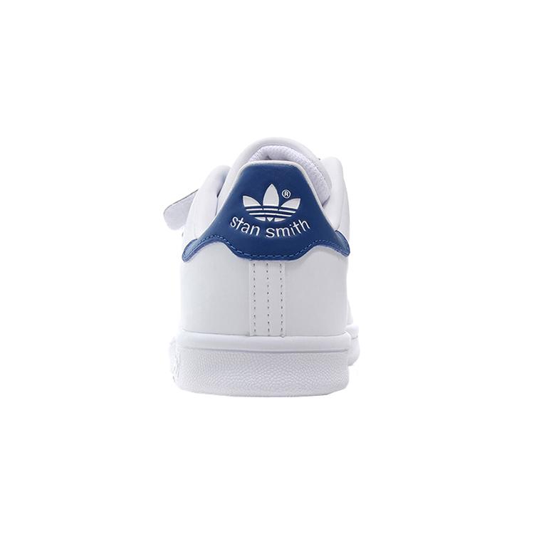 adidas Оригинальные STAN SMITH Низкие Кеды для Катания на Скейтборде Детские Белые Дети Возрастом 3 7 Лет S74779