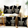Halloween Undead Decorative Pillow Skull Pillow Cover Living Room Decorative Sofa Bedroom Pillow Bedside Pillow Cover
