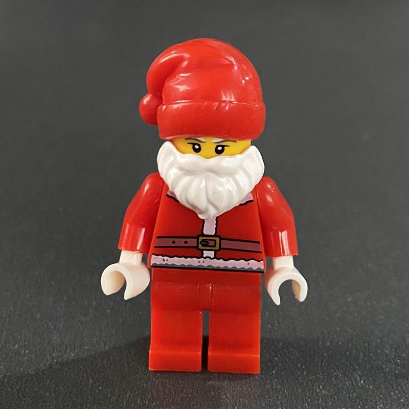 Домашний небольшой кирпичный Moc, совместимый с минифигурками, рождественские украшения для города, аксессуары Санта-Клауса