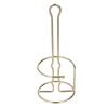 Tissue Reserve Holder Electroplating Bright Vertical Style Gold Iron Easy Cleaning Toilet Paper Stan