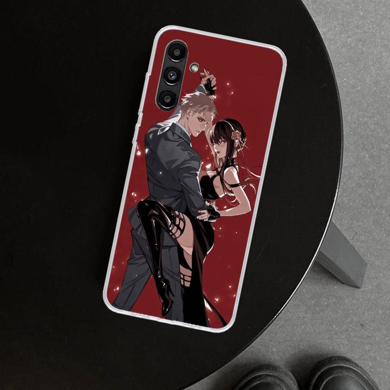 Anime S-Spy Family Anya Phone Case Cover for Samsung Galaxy A17 A16 A26 A36 A56 A57 A37 A15 A25 A35 A55 A14 A24 A34 A54 A13 A23