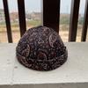 Landlord hat couple spring and autumn pattern Hong Kong style melon fur hat head hat warm personality hat male ethnicity ethnic style