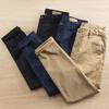 Khaki Men's Overalls: Stretchy, Durable, Retro Washed American Style Pants for Work and Casual Wear