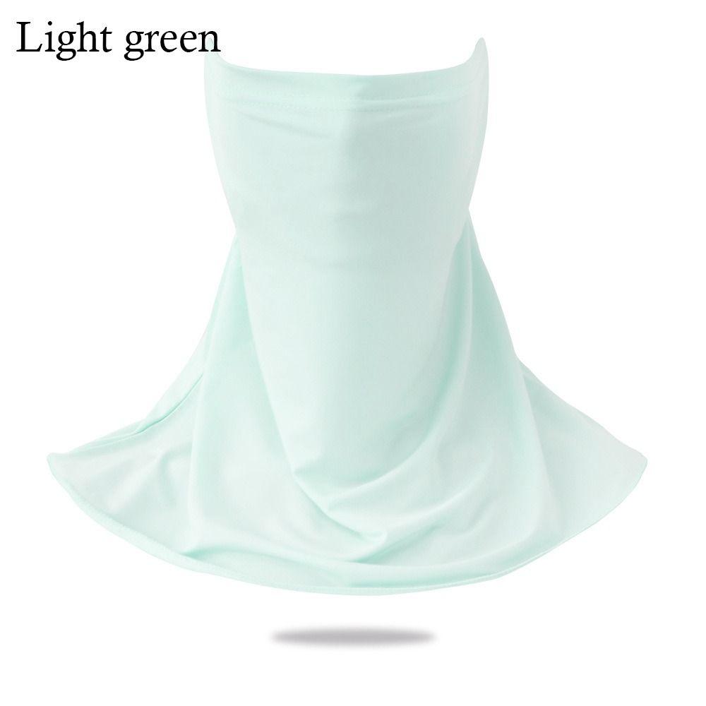 Бесследная маска Ice Silk Sunscreen Mask с дышащим покрытием для шеи, повседневное покрытие для лица, спорт