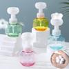 300ml Liquid Soap Dispenser Flower Shape Foam Foaming Pump Empty Bottle Plastic Clear Bottle Shower Gel Foam Pump Bottle