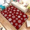 Art Snow Christmas HD Printed Area Large Rug ,Carpet for Living Room Bedroom Sofa Decoration, Non-slip Floor Mats Dropshipping