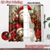 2pcs,Curtains Cute Snowman Christmas Family (2) Modern Curtains Versatile 100% Polyester Curtains All Seasons for Bedroom,