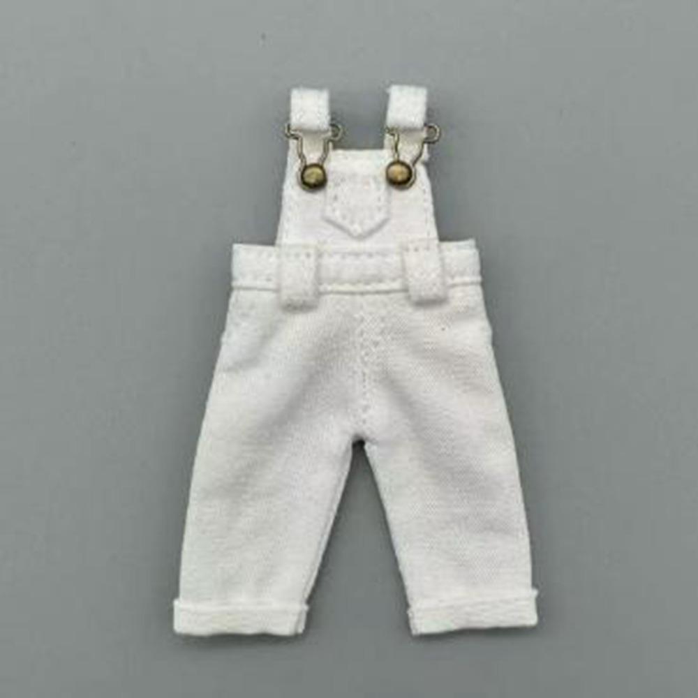 Mini Cute Jeans Trousers Shirt Denim Pants T-shirt Tops for 1/12 BJD Dolls for Ob11 Ymy Dolls