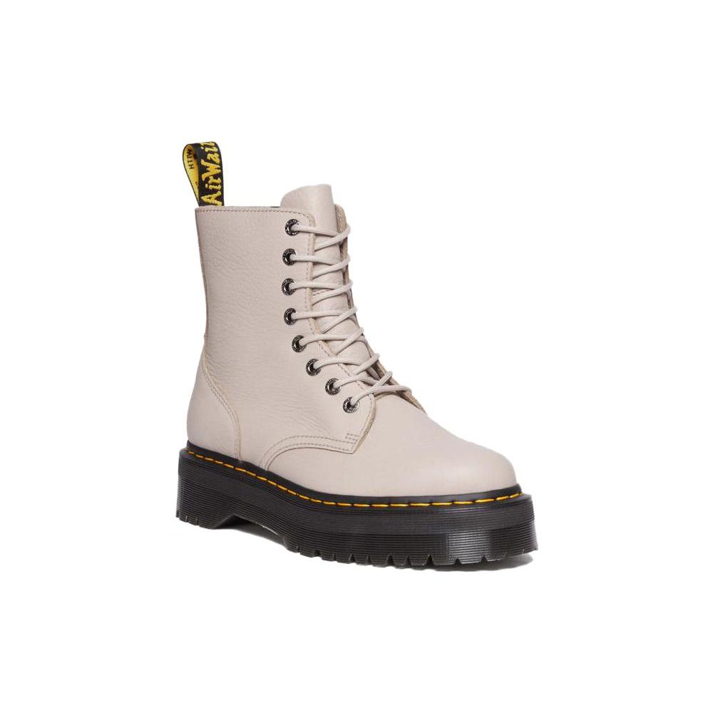 Dr. Martens Кожаные ботинки на платформе Jadon 3 Pisa, винтажные серо-коричневые кроссовки унисекс, кремовые 31159348