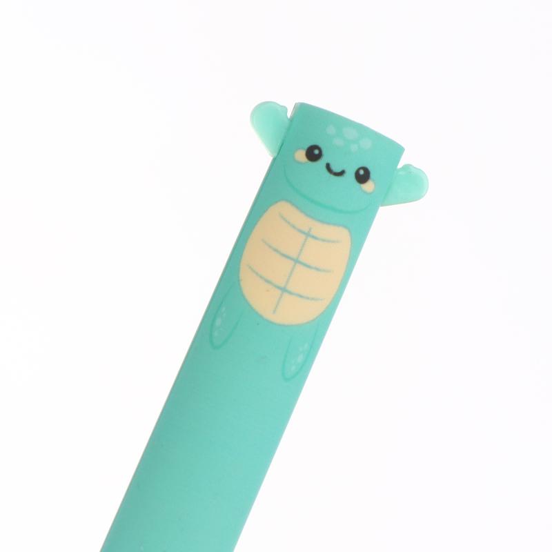 7Pcs Pen Bee Rabbit Giraffe 0.5Mm Colored Pen Core Neutral Pen Cartoon Animals Erasable Gel For Writing School Supplies