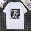 Футболка унисекс с аниме Наруто, белая, из мягкого дышащего материала**