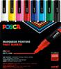 Posca Mitsubishi Pencil Тонкий Круглый 8 ШТ PC3M8C Водобазовый Маркер, Наконечник, Перо, Цвета,