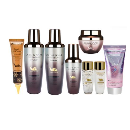 3W Clinic Snail Functional Skincare & BB Cream 8-Piece Set