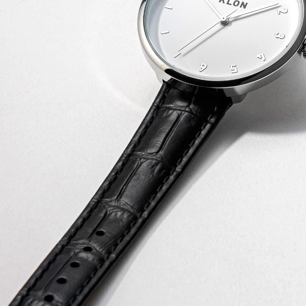 Часы KLON, простые наручные часы, черные, с тиснением под крокодила, 38 мм, стильные мужские часы KLON CONNECTION ELFIN FIRST 38 мм, мужские, женские, женские -CROCO-